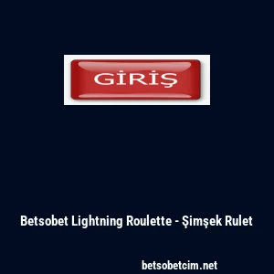 Betsobet Lightning Roulette - Şimşek Rulet